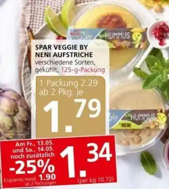 Spar Spar Veggie By Neni Aufstriche 125 g Angebot