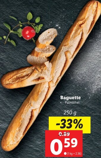 Lidl Baguette 250 g Angebot