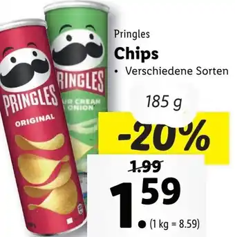 Lidl Chips 185 g Angebot