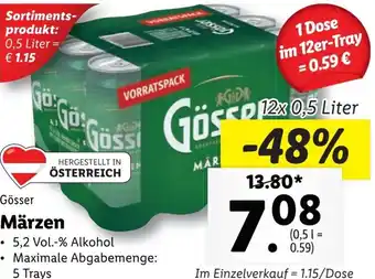 Lidl Märzen 12x 0,5 Liter Angebot