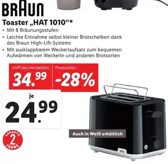 Lidl Toaster HAT 1010 Angebot