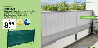 Lidl Sichtschutz Balkonsichtschutz 600 x 75 cm, Zaunsichtschutz 500 x 100 cm Angebot