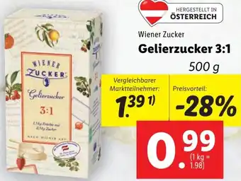 Lidl Gelierzucker 3:1 500 g Angebot