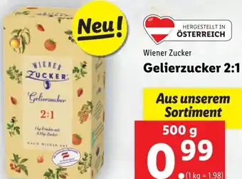 Lidl Gelierzucker 2:1 500 g Angebot