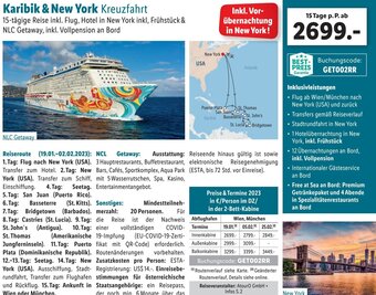Lidl Karibik & New York Kreuzfahrt Angebot