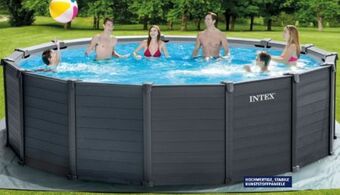 Hofer Graphite Panel Pool Angebot