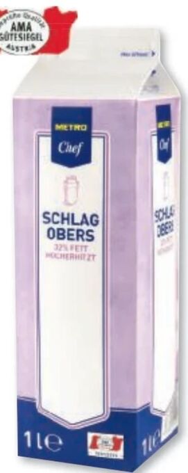 Metro Schlagobers Angebot