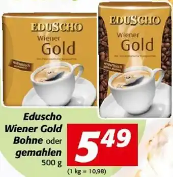 Nah&Frisch Edusho Wiener Gold Bohne oder Gemahlen 500 g Angebot