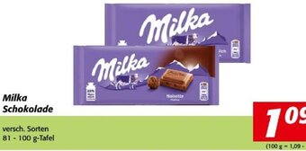 Nah&Frisch Milka Schokolade 81-100 g Angebot