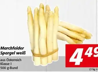 Nah&Frisch Marchfelder Spargel Weiß 500 g Angebot
