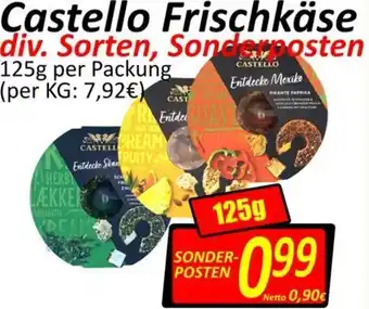 Wurstico Castello Frischkäse 125g Angebot