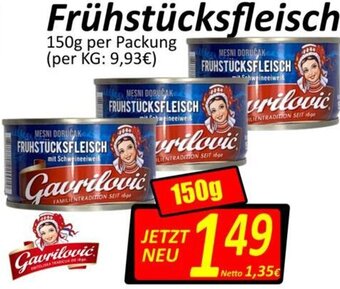 Wurstico Frühstücksfleisch 150g Angebot