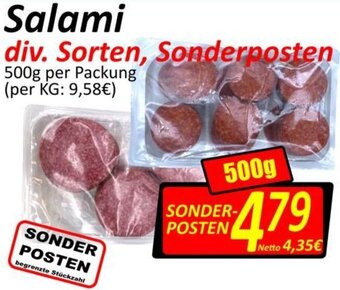 Wurstico Salami 500g Angebot