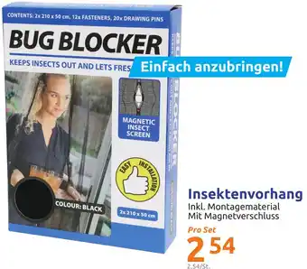 Action Insektenvorhang 2 x 210 x 50cm Angebot