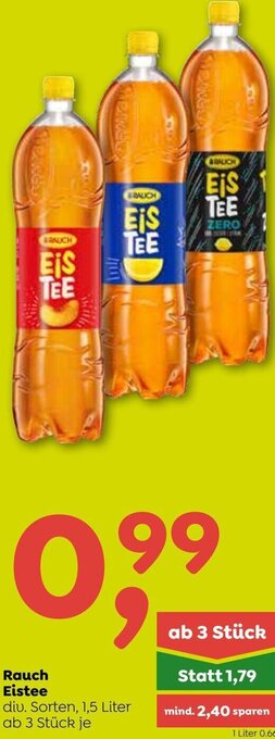 ADEG Rauch Eistee 1,5 Liter Angebot