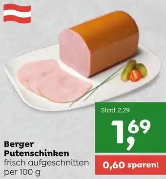 ADEG Berger Putenschinken 100 g Angebot
