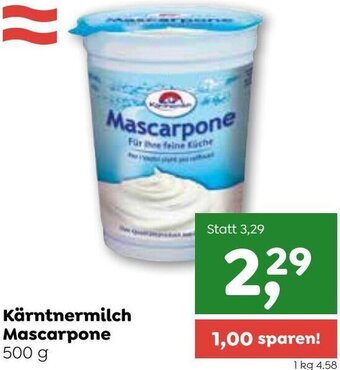 ADEG Kärntnermilch Mascarpone 500 g Angebot