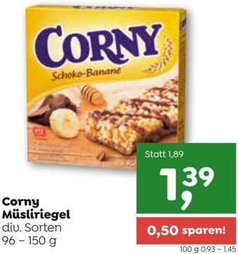 ADEG Corny Müsliriegel 96-150 g Angebot