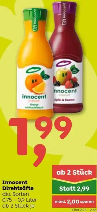 ADEG Innocent Direksäfte 0,75-0,9 Liter Angebot
