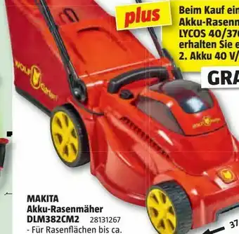 Bauhaus Akku-Rasenmäher Lycos 40/370 M Angebot