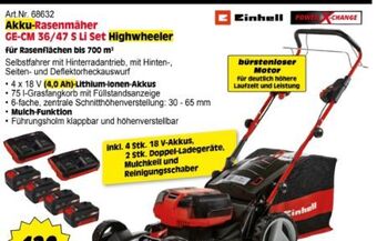 Zgonc Akku-Rasenmäher GE-CM 36-47 Li Angebot