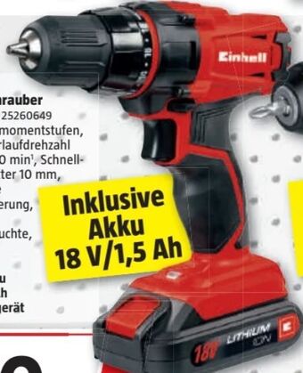 Bauhaus Akku-Bohrschrauber TC-CD 18-2 Li Angebot