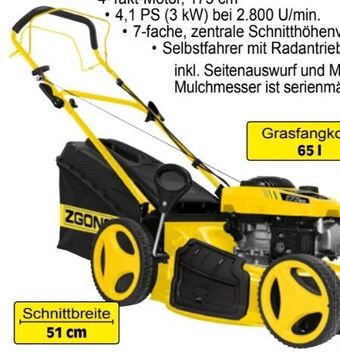 Zgonc Benzin-Rasenmäher MD 511 Angebot