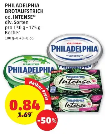 PENNY Philadelphia 130-175g Angebot