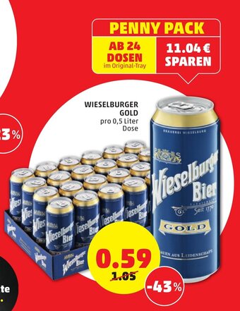PENNY Wieselburger Gold 0,5L Angebot