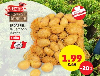 PENNY Erdäpfel 1kg Angebot