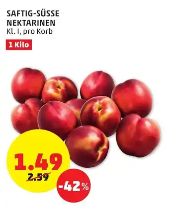 PENNY Saftig-Süsse Premium Nektarinen 1kl Angebot