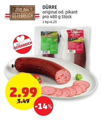PENNY Dürre 480g Angebot