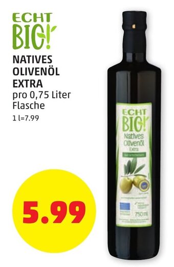PENNY Natives Olivenöl Extra 0,75L Angebot