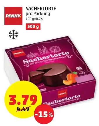 PENNY Sachertorte 500g Angebot