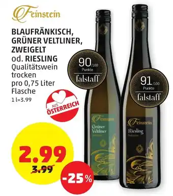 PENNY Blaufränkisch 0,75L Angebot