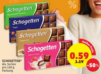 PENNY Schogetten 100g Angebot