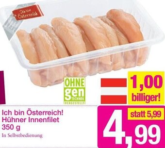 Sutterlüty Ich Bin Österreich Hühner Innenfilet 350 g Angebot