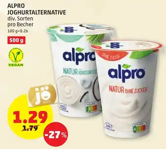 PENNY Alpro Joghurtalternative 500g Angebot