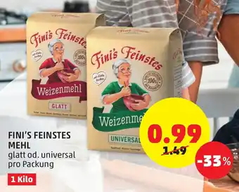 PENNY Fini's Feinstes Mehl 1Kl Angebot