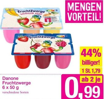 Sutterlüty Danone Fruchtzwerge 6 x 50 g Angebot