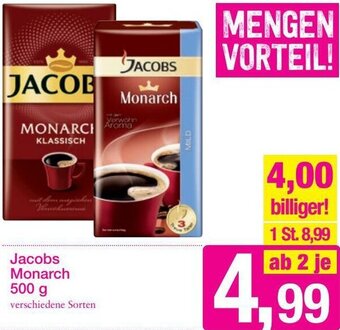 Sutterlüty Jacobs Monarch 500 g Angebot