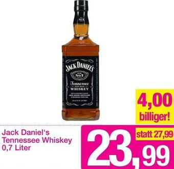 Sutterlüty Jack Daniel's Tennessee Whiskey 0,7 Liter Angebot