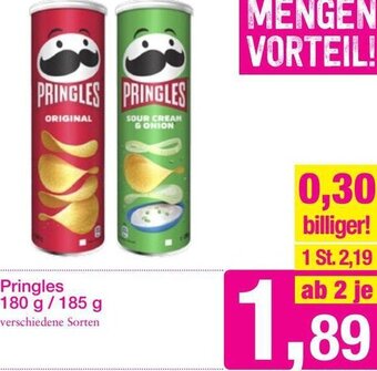 Sutterlüty Pringles 180 g/ 185 g Angebot