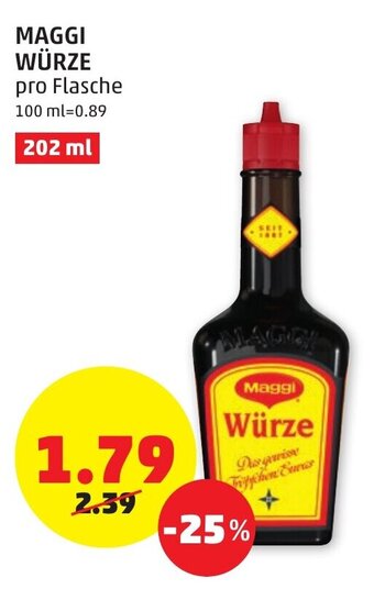 PENNY Maggi Würze 202ml Angebot