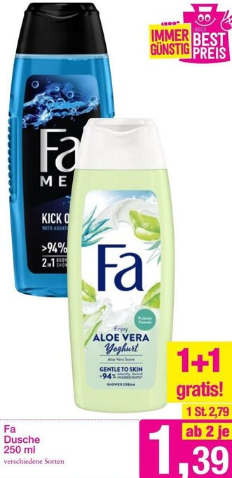 Sutterlüty Fa Dusche 250 ml Angebot