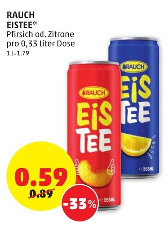 PENNY Rauch Eistee 0,33L Angebot
