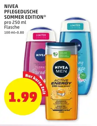 PENNY Nivea Pfledgedusche Sommer Edition 250ml Angebot