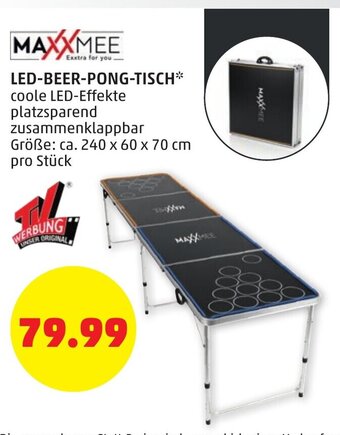 PENNY Led Beer Pong Tisch Angebot