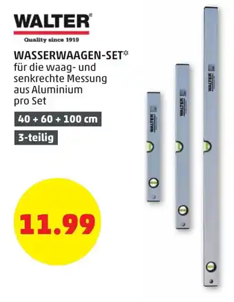 PENNY Walter Wasserwaagen Set Angebot