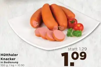 Unimarkt Hütthaler Knacker in Bedienung 100 g Angebot